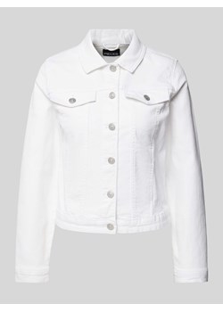 Kurtka jeansowa z kieszeniami na piersi ze sklepu Peek&Cloppenburg  w kategorii Kurtki damskie - zdjęcie 171024844