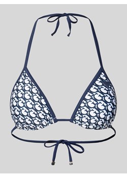 Top bikini z nadrukiem z logo ze sklepu Peek&Cloppenburg  w kategorii Stroje kąpielowe - zdjęcie 171024871