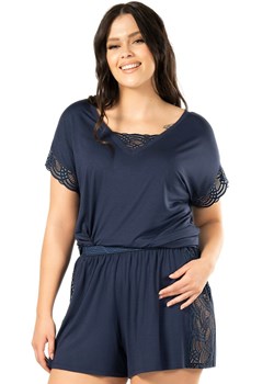 Dwuczęściowa piżama damska Debora, Kolor granatowy, Rozmiar S, Mefemi ze sklepu Intymna w kategorii Piżamy damskie - zdjęcie 171024911