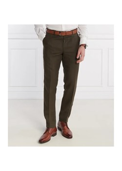 Oscar Jacobson Lniane spodnie Denz | Regular Fit ze sklepu Gomez Fashion Store w kategorii Spodnie męskie - zdjęcie 171025454