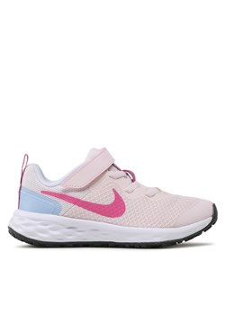 Buty do biegania Nike Revolution 6 Nn (PSV) DD1095 600 Różowy ze sklepu eobuwie.pl w kategorii Buty sportowe dziecięce - zdjęcie 171031864