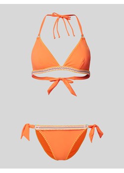 Zestaw bikini z paskami w kontrastowym kolorze model ‘WAKOSIMA KALANY’ ze sklepu Peek&Cloppenburg  w kategorii Stroje kąpielowe - zdjęcie 171032063