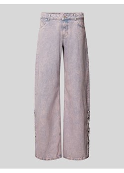 Jeansy rozkloszowane z wiązaniami — REVIEW X GNO ze sklepu Peek&Cloppenburg  w kategorii Jeansy damskie - zdjęcie 171032420