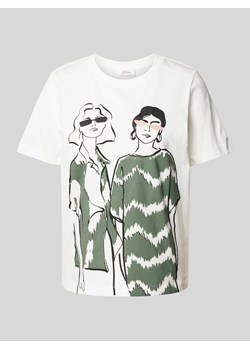 T-shirt z nadrukowanym motywem ze sklepu Peek&Cloppenburg  w kategorii Bluzki damskie - zdjęcie 171032550