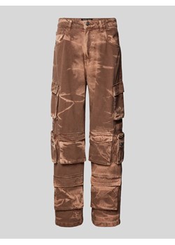 Spodnie cargo o luźnym kroju ze wzorem moro — REVIEW X MATW ze sklepu Peek&Cloppenburg  w kategorii Spodnie damskie - zdjęcie 171032661
