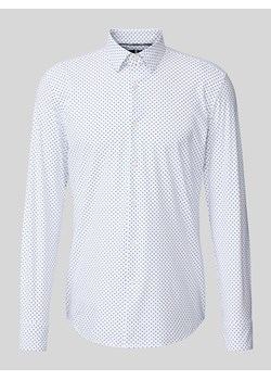 Koszula biznesowa o kroju slim fit ze wzorem na całej powierzchni model ‘Hank’ ze sklepu Peek&Cloppenburg  w kategorii Koszule męskie - zdjęcie 171032663