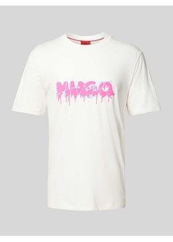 T-shirt z nadrukiem z logo model ‘Dacation’ ze sklepu Peek&Cloppenburg  w kategorii T-shirty męskie - zdjęcie 171032784