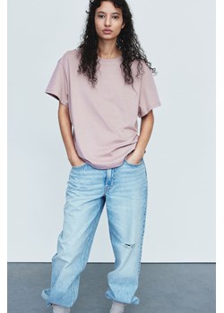 H & M - T-shirt oversize - Różowy ze sklepu H&M w kategorii Bluzki damskie - zdjęcie 171032893