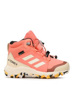 adidas Buty Terrex Mid GORE-TEX Hiking Shoes IF7523 Pomarańczowy ze sklepu MODIVO w kategorii Buty trekkingowe dziecięce - zdjęcie 171036363