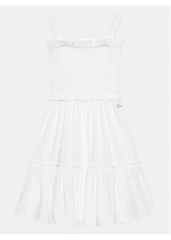 Guess Sukienka codzienna J4GK27 WG5S2 Biały Flare Fit ze sklepu MODIVO w kategorii Sukienki dziewczęce - zdjęcie 171036583