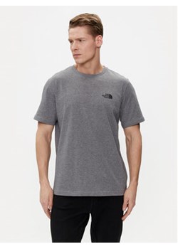 The North Face T-Shirt Simple Dome NF0A87NG Szary Regular Fit ze sklepu MODIVO w kategorii T-shirty męskie - zdjęcie 171038524