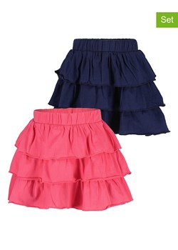 Blue Seven Spódnice (2 szt.) w kolorze granatowym i różowym ze sklepu Limango Polska w kategorii Spódnice dziewczęce - zdjęcie 171039844