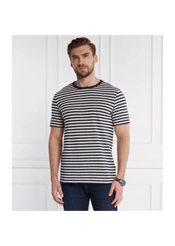 BOSS BLACK T-shirt Tiburt | Regular Fit | z dodatkiem lnu ze sklepu Gomez Fashion Store w kategorii T-shirty męskie - zdjęcie 171040140