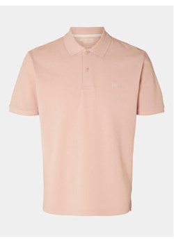 Selected Homme Polo 16087839 Różowy Regular Fit ze sklepu MODIVO w kategorii T-shirty męskie - zdjęcie 171041312