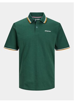 Jack&Jones Polo Campa 12250736 Zielony Standard Fit ze sklepu MODIVO w kategorii T-shirty męskie - zdjęcie 171041632