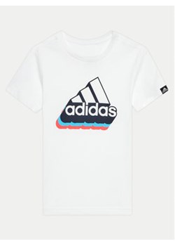 adidas T-Shirt IC4548 Biały ze sklepu MODIVO w kategorii T-shirty chłopięce - zdjęcie 171042202