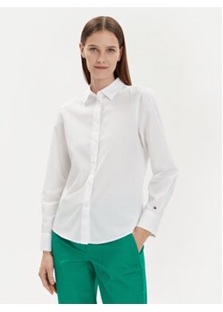 Tommy Hilfiger Koszula WW0WW43344 Biały Regular Fit ze sklepu MODIVO w kategorii Koszule damskie - zdjęcie 171042214