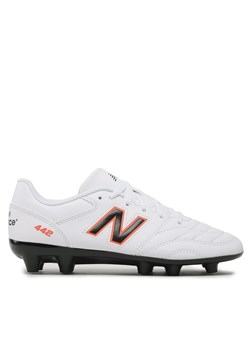 Buty New Balance 442 v2 Academy Jnr Fg JS43FWD2 Biały ze sklepu eobuwie.pl w kategorii Buty sportowe dziecięce - zdjęcie 171042760