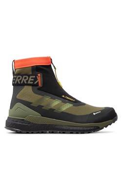 Trekkingi adidas Terrex Free Hiker C.Rdy Gtx GORE-TEX GY6757 Zielony ze sklepu eobuwie.pl w kategorii Buty trekkingowe męskie - zdjęcie 171043004