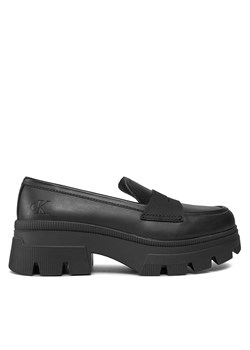 Loafersy Calvin Klein Jeans Chunky Combat Loafer Wn YW0YW01120 Czarny ze sklepu eobuwie.pl w kategorii Mokasyny damskie - zdjęcie 171043603