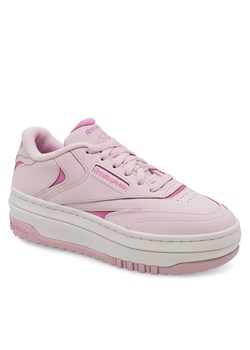 Sneakersy Reebok Club C Extra 100202097 Pink ze sklepu eobuwie.pl w kategorii Buty sportowe damskie - zdjęcie 171043644