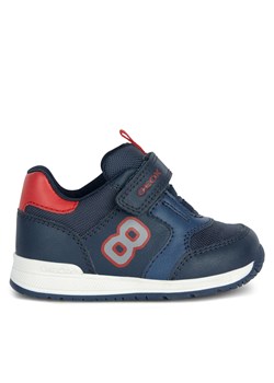 Półbuty Geox B Rishon Boy B360RA 054FU C0735 Navy/Red ze sklepu eobuwie.pl w kategorii Buty sportowe dziecięce - zdjęcie 171043750