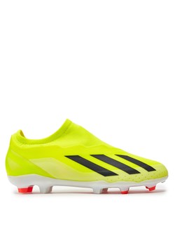 Buty adidas X Crazyfast League Laceless Firm Ground Boots IF0689 Żółty ze sklepu eobuwie.pl w kategorii Buty sportowe dziecięce - zdjęcie 171044533
