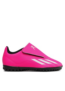 Buty adidas X Speedportal.4 Hook-and-Loop Turf Boots GZ2439 Różowy ze sklepu eobuwie.pl w kategorii Buty sportowe dziecięce - zdjęcie 171044853
