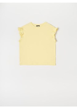 Sinsay - Bluzka z marszczeniami - żółty ze sklepu Sinsay w kategorii Bluzki damskie - zdjęcie 171046581