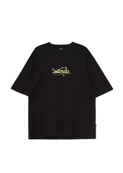 Cropp - Czarna koszulka z nadrukiem - czarny ze sklepu Cropp w kategorii T-shirty męskie - zdjęcie 171147950