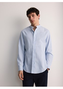 Reserved - Koszula regular fit ze stójką - jasnoniebieski ze sklepu Reserved w kategorii Koszule męskie - zdjęcie 171148544