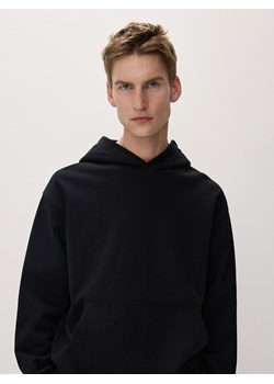 Reserved - Bawełniana bluza z kapturem - czarny ze sklepu Reserved w kategorii Bluzy męskie - zdjęcie 171148744