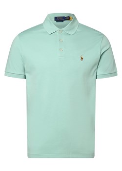 Polo Ralph Lauren Męska koszulka polo Mężczyźni Dżersej miętowy jednolity ze sklepu vangraaf w kategorii T-shirty męskie - zdjęcie 171148990