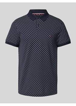 Koszulka polo o kroju slim fit z wyhaftowanymi logo model ‘FLAG CUFF’ ze sklepu Peek&Cloppenburg  w kategorii T-shirty męskie - zdjęcie 171149414