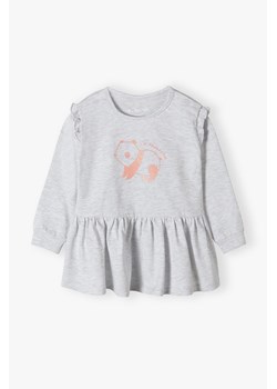 Bluzka niemowlęca dziewczęca z baskinką ze sklepu 5.10.15 w kategorii Kaftaniki i bluzki - zdjęcie 171149681