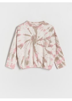 Reserved - Bluza z efektem tie dye - wielobarwny ze sklepu Reserved w kategorii Bluzy dziewczęce - zdjęcie 171150694