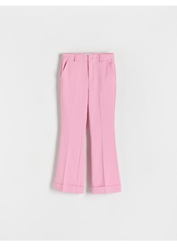Reserved - Eleganckie spodnie flare - różowy ze sklepu Reserved w kategorii Spodnie dziewczęce - zdjęcie 171150751