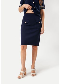 Dzianinowa spódnica z kieszeniami ze sklepu Molton w kategorii Spódnice - zdjęcie 171150912