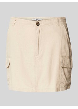 Spódnica mini z mieszanki lnu i wiskozy model ‘MALFY’ ze sklepu Peek&Cloppenburg  w kategorii Spódnice - zdjęcie 171153513