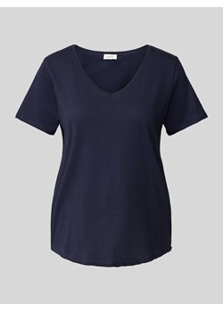 T-shirt z dekoltem w serek ze sklepu Peek&Cloppenburg  w kategorii Bluzki damskie - zdjęcie 171153582