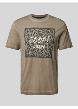 T-shirt z nadrukiem z logo ze sklepu Peek&Cloppenburg  w kategorii T-shirty męskie - zdjęcie 171153602