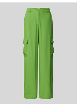 Spodnie o luźnym kroju z mieszanki wiskozy model ‘Exa’ ze sklepu Peek&Cloppenburg  w kategorii Spodnie damskie - zdjęcie 171153713