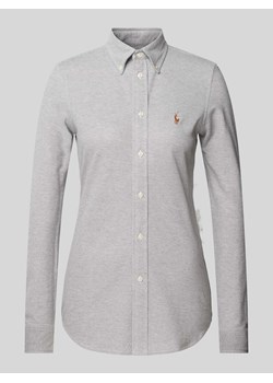 Bluzka koszulowa z kołnierzykiem typu button down model ‘HEIDI’ ze sklepu Peek&Cloppenburg  w kategorii Koszule damskie - zdjęcie 171153884