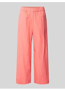 Spodnie z szeroką nogawką i elastycznym pasem model ‘IVO’ ze sklepu Peek&Cloppenburg  w kategorii Spodnie damskie - zdjęcie 171154001