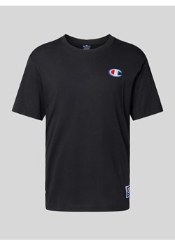 T-shirt z naszywką z logo ze sklepu Peek&Cloppenburg  w kategorii T-shirty męskie - zdjęcie 171154081
