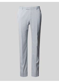 Spodnie do garnituru o kroju slim fit w kant ze sklepu Peek&Cloppenburg  w kategorii Spodnie męskie - zdjęcie 171154441