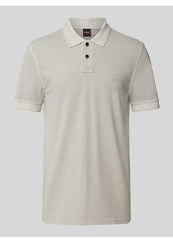 Koszulka polo o kroju slim fit z detalem z logo model ‘Prime’ ze sklepu Peek&Cloppenburg  w kategorii T-shirty męskie - zdjęcie 171154491