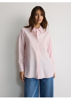 Reserved - Bawełniana koszula w paski - różowy ze sklepu Reserved w kategorii Koszule damskie - zdjęcie 171156051