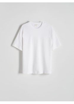Reserved - T-shirt boxy - biały ze sklepu Reserved w kategorii T-shirty męskie - zdjęcie 171156273