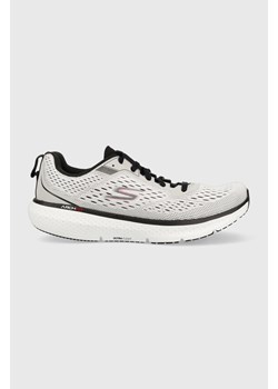 Skechers buty do biegania GO RUN Pure 3 kolor szary ze sklepu ANSWEAR.com w kategorii Buty sportowe męskie - zdjęcie 171160272